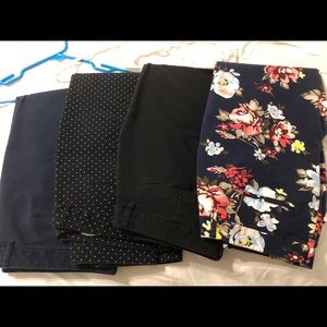 Set of 4 Old Navy Harper Crop Pants | Size 14 P